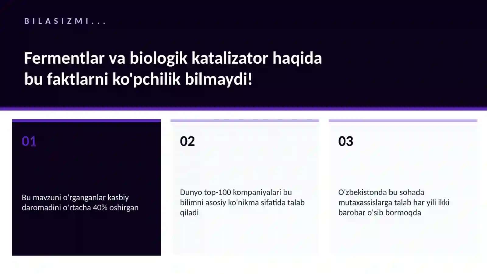 Fermentlar va biologik katalizator 2