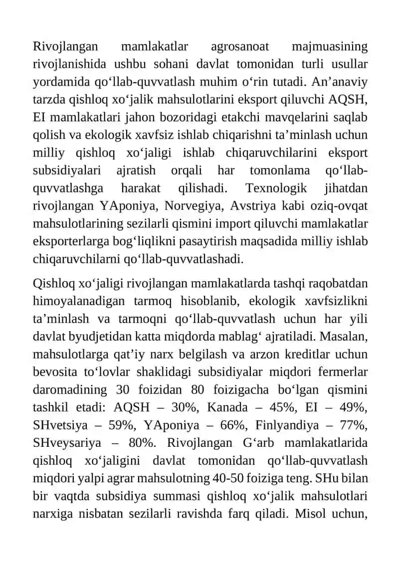 Organik qishloq xo‘jaligini rivojlantirish yo‘nalishlari 2