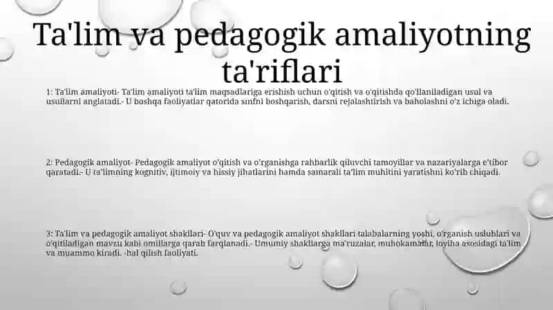 O'Quv Va Pedagogik Amaliyotni Tashkil Etish Shakillari 2