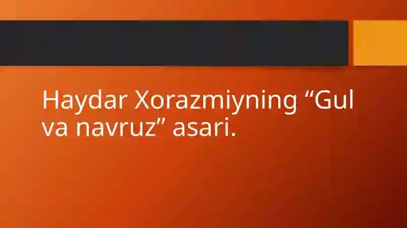 O`zbek adabiyoti tarixi 2