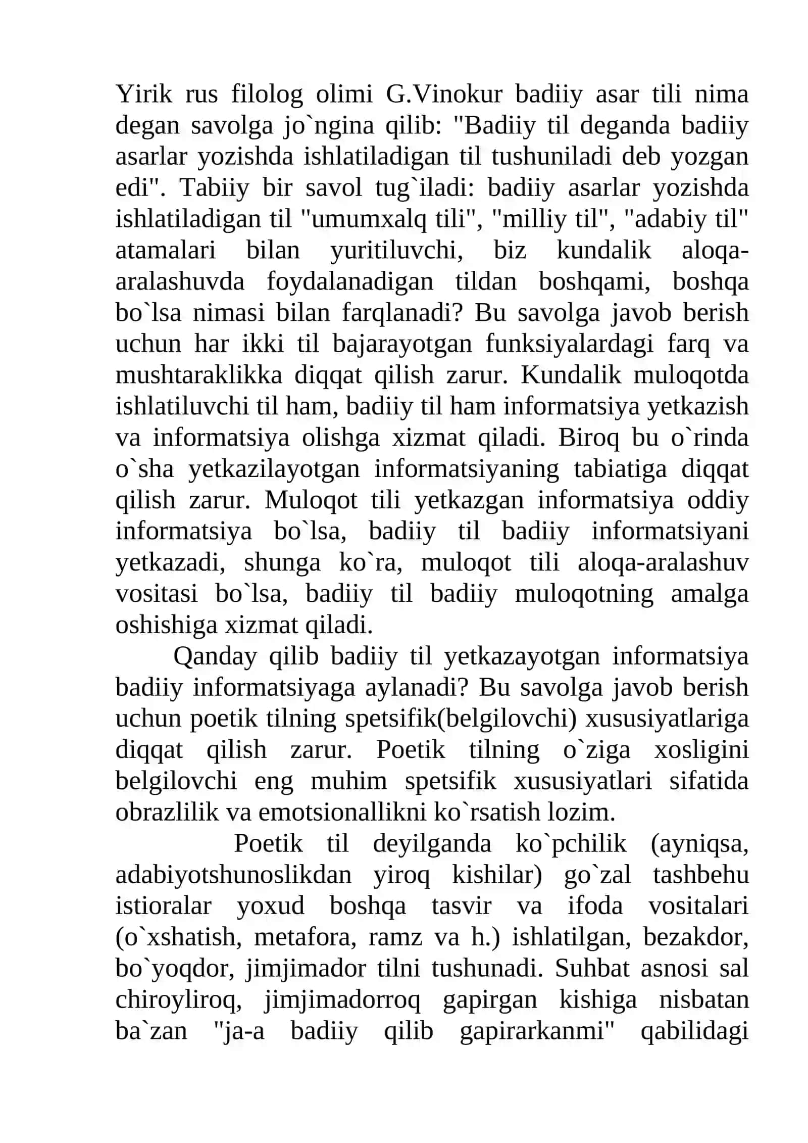 Badiiy til tushunchasi 2