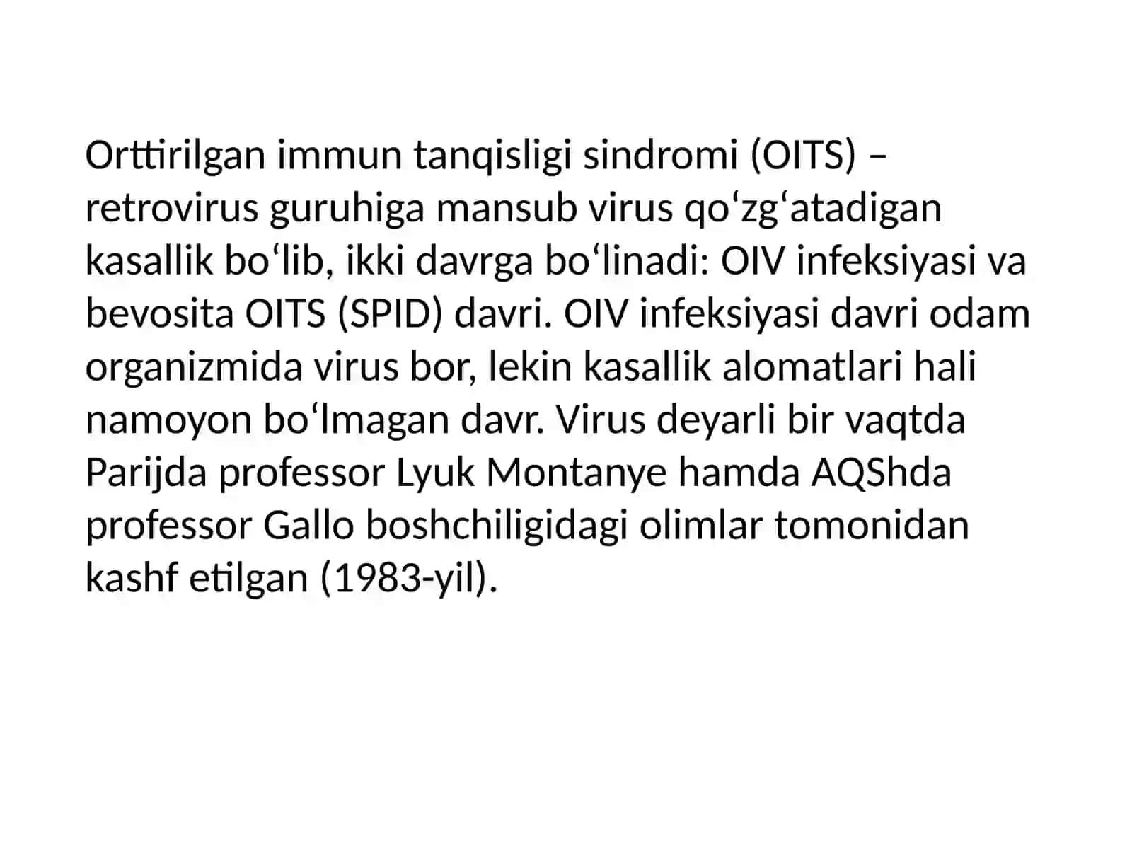 orttirilgan immun tanqisligi 2