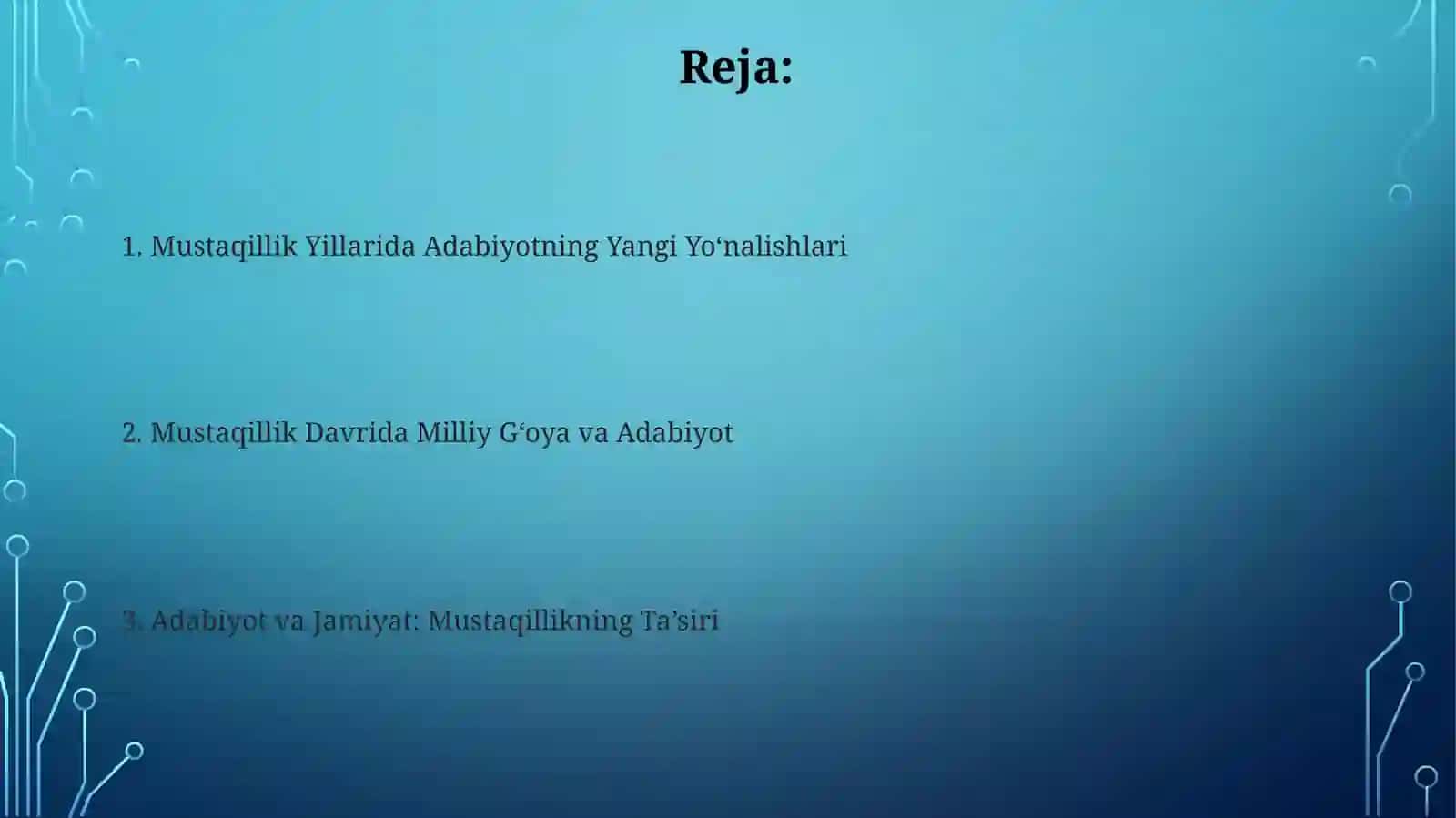 Istiqlolyillaridaadabiyotqandayrivojlandi? 2