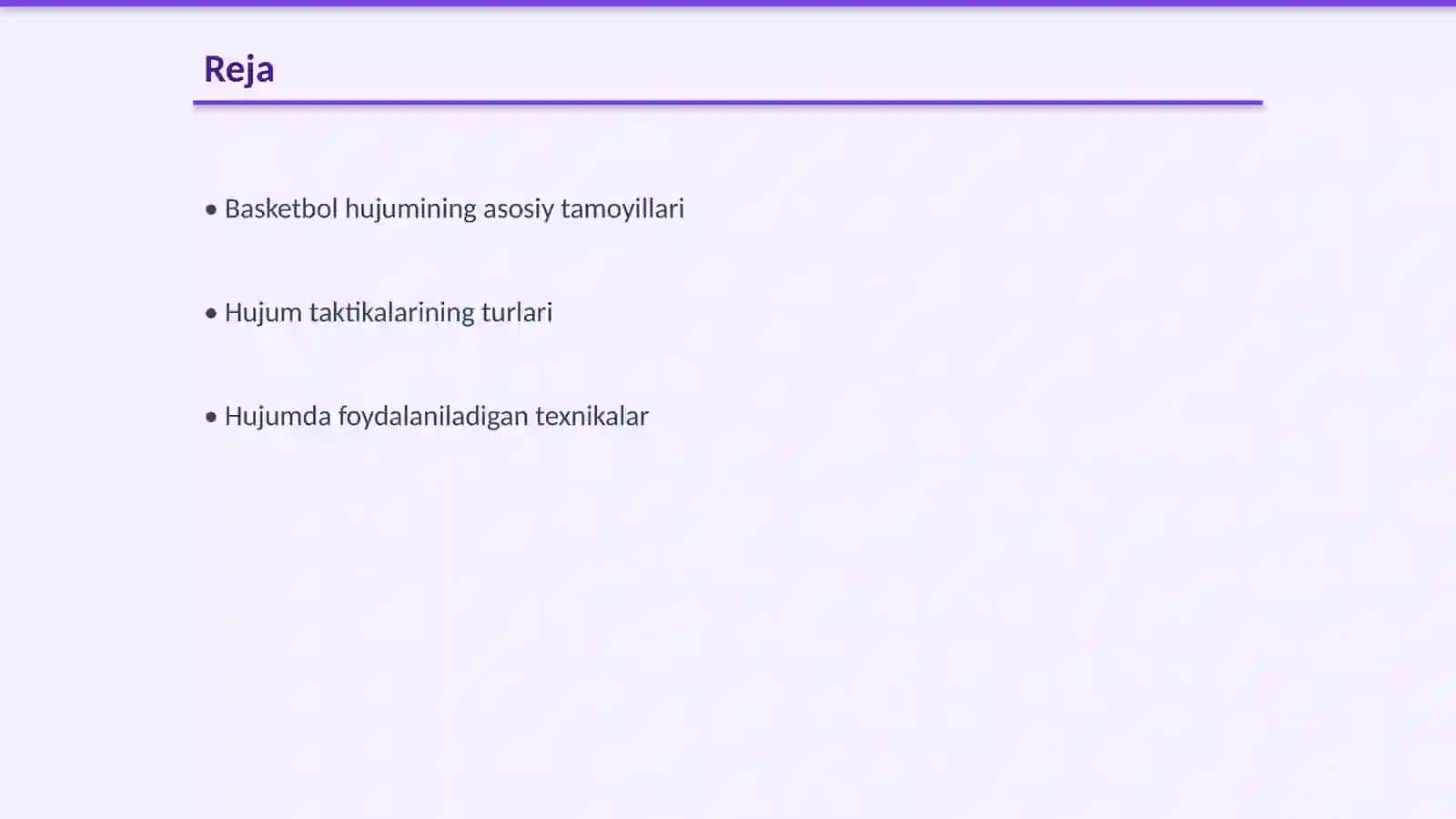 Basketbol hujumi texnikasining tasnifi 2