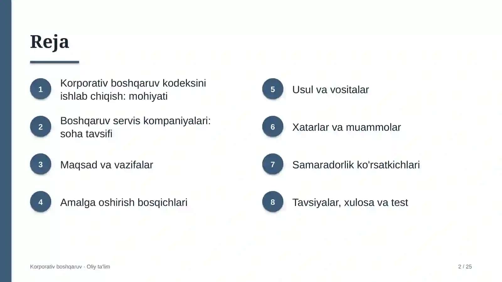 Korporativ boshqaruv 2