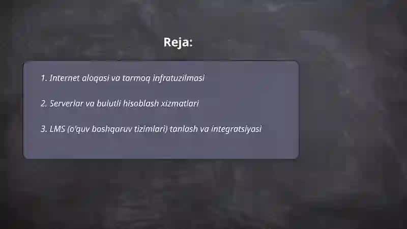 Masofaviy taʼlimni tashkil etishda texnik taʼminot va dasturiy vositalar 2
