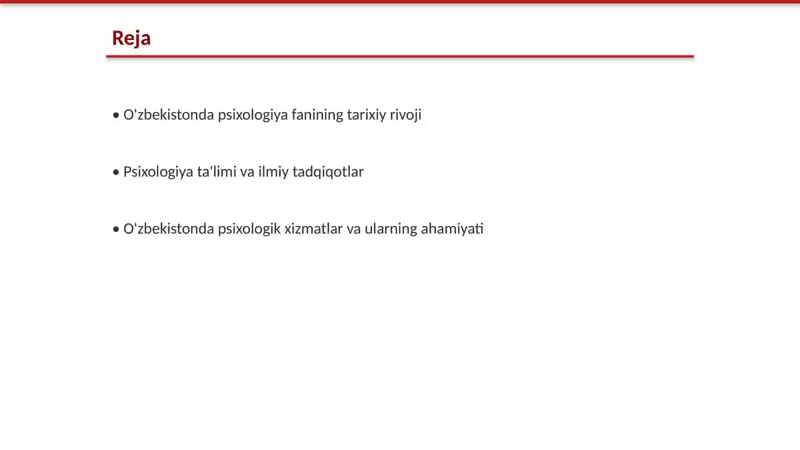 O'zbekistonda psixologiya fanining rivojlanishi 2