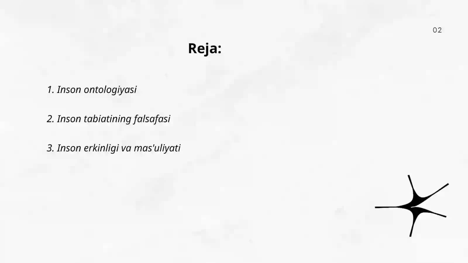 Inson ontologiyasi 2