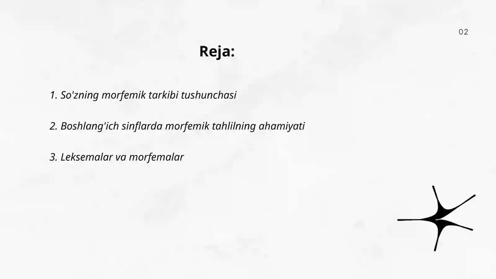 So'zning morfemik tarkibi tushunchasi 2