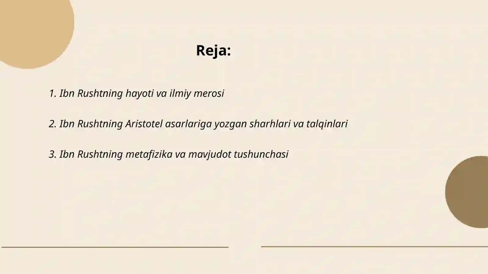 Ibn Rushtning hayoti va ilmiy merosi 2