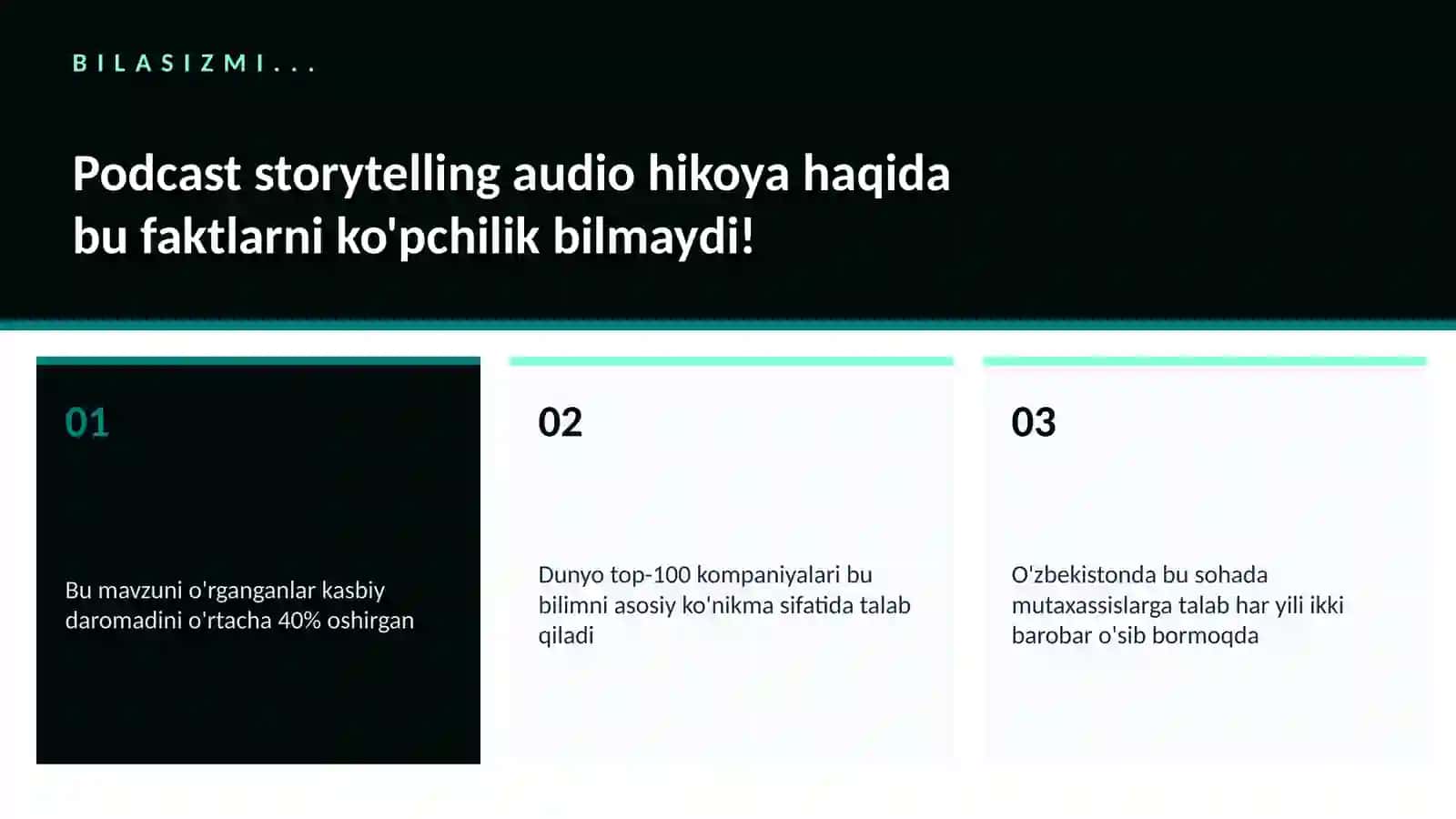 Podcast storytelling audio hikoya 2