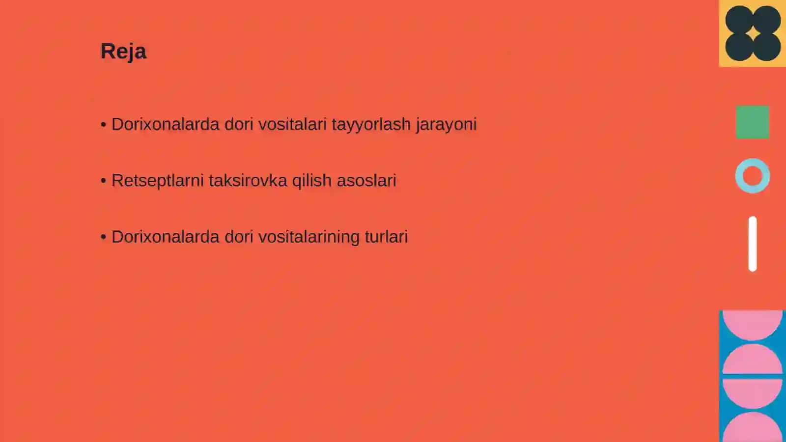 Dorixonalarda dori vositalari tayyorlash 2