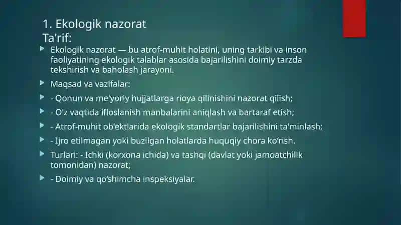 mustaqil ish slayt 2