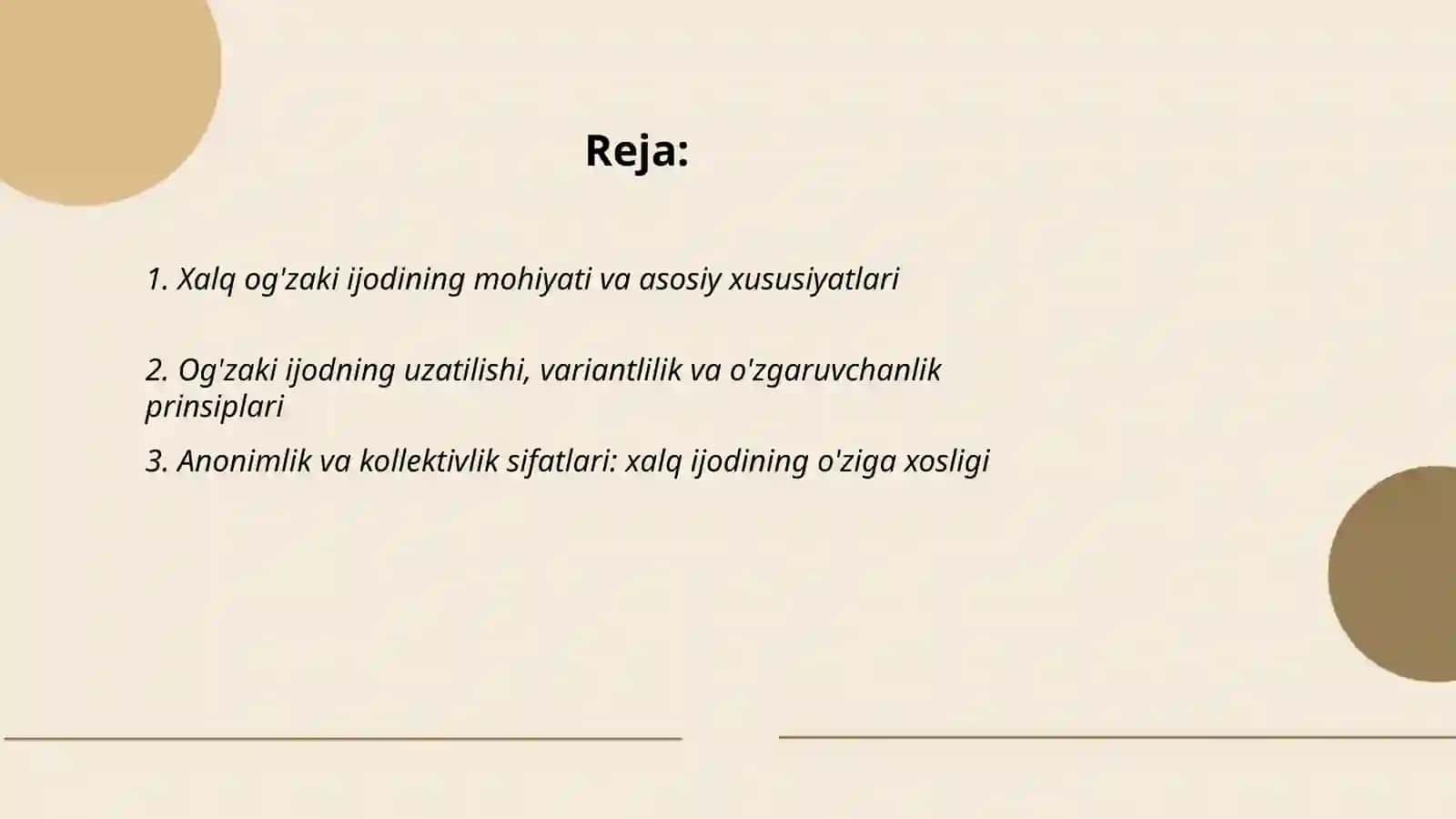 Ozarbayjon folklorining arxaik janrlari 2