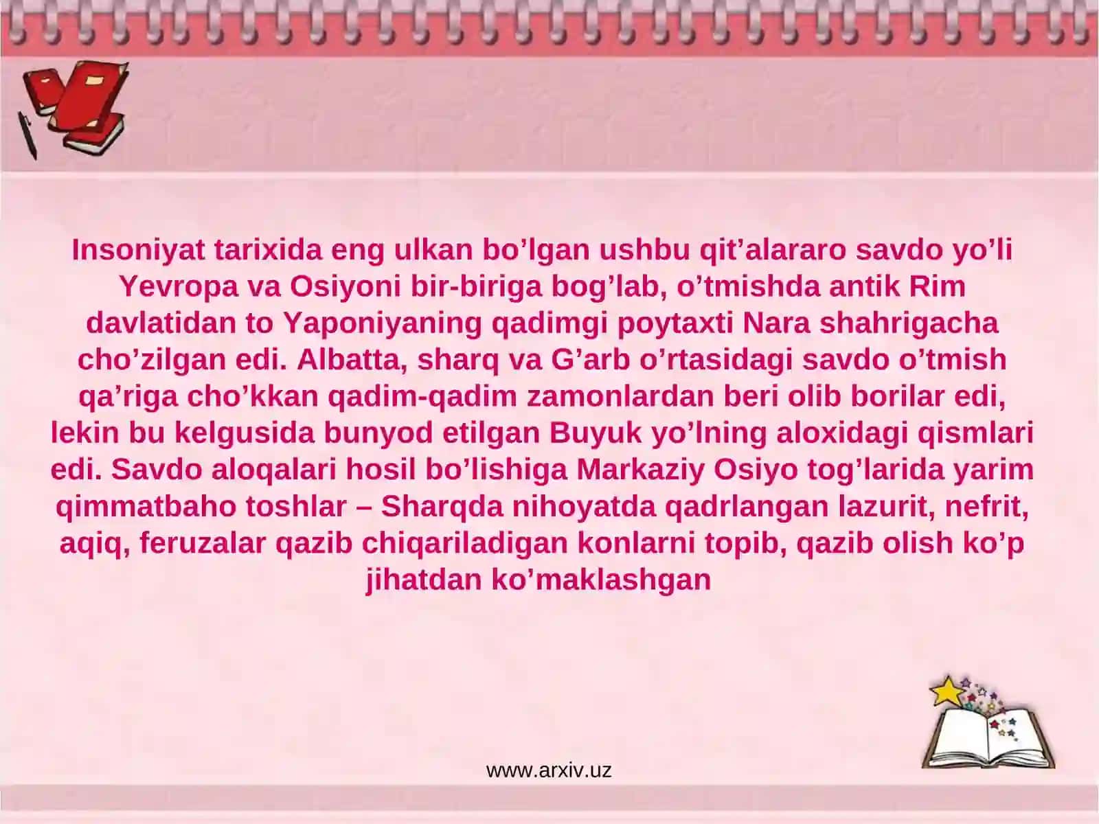 Buyuk ipak yo’li 2