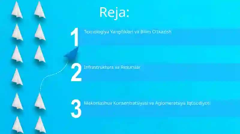 Mintaqalarda sanoat tarmog'ini rivojlanish xususiyatlari 2