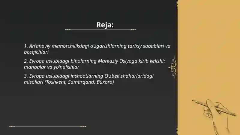 An'anaviy memorchilikdagi o'zgarish 2