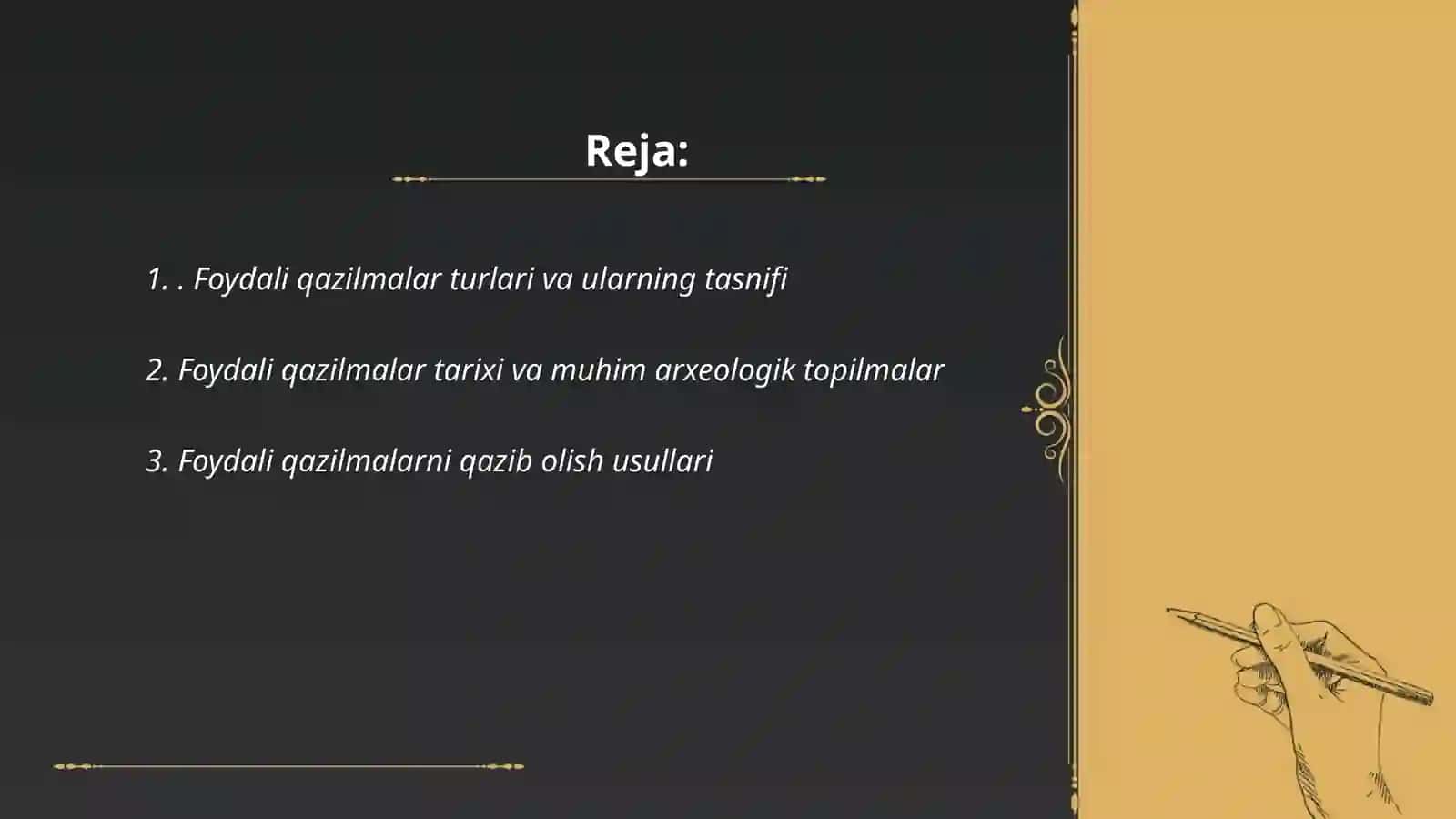 Foydali qazilmalar haqida o'rganish va ularning kolleksiyasini tayyorlash 2