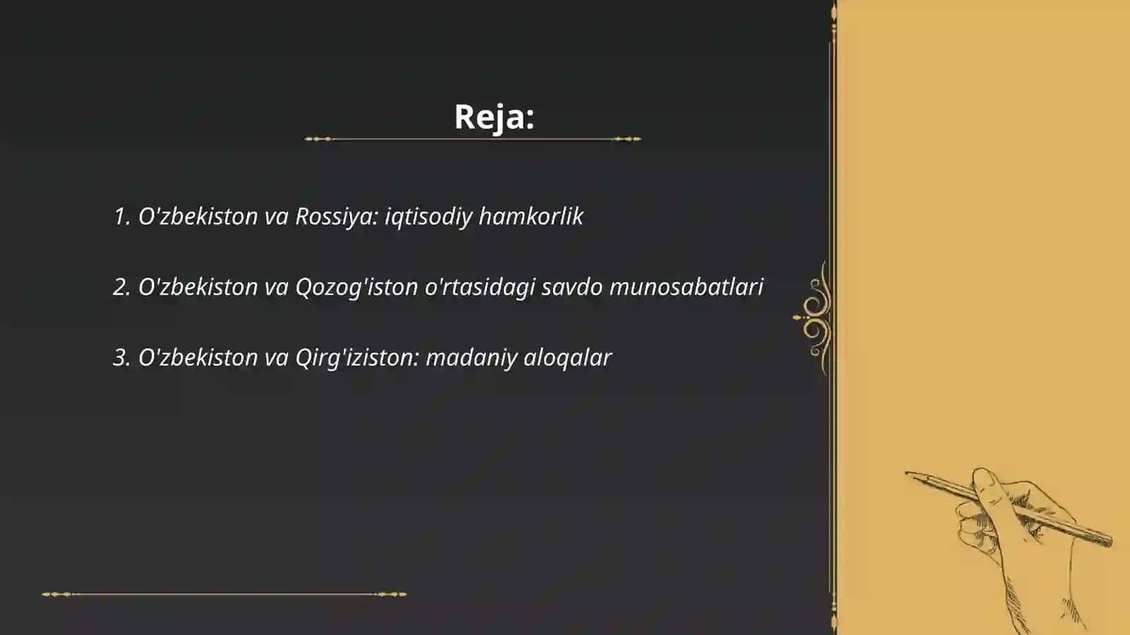 O'zbekiston va Rossiya: iqtisodiy hamkorlik 2
