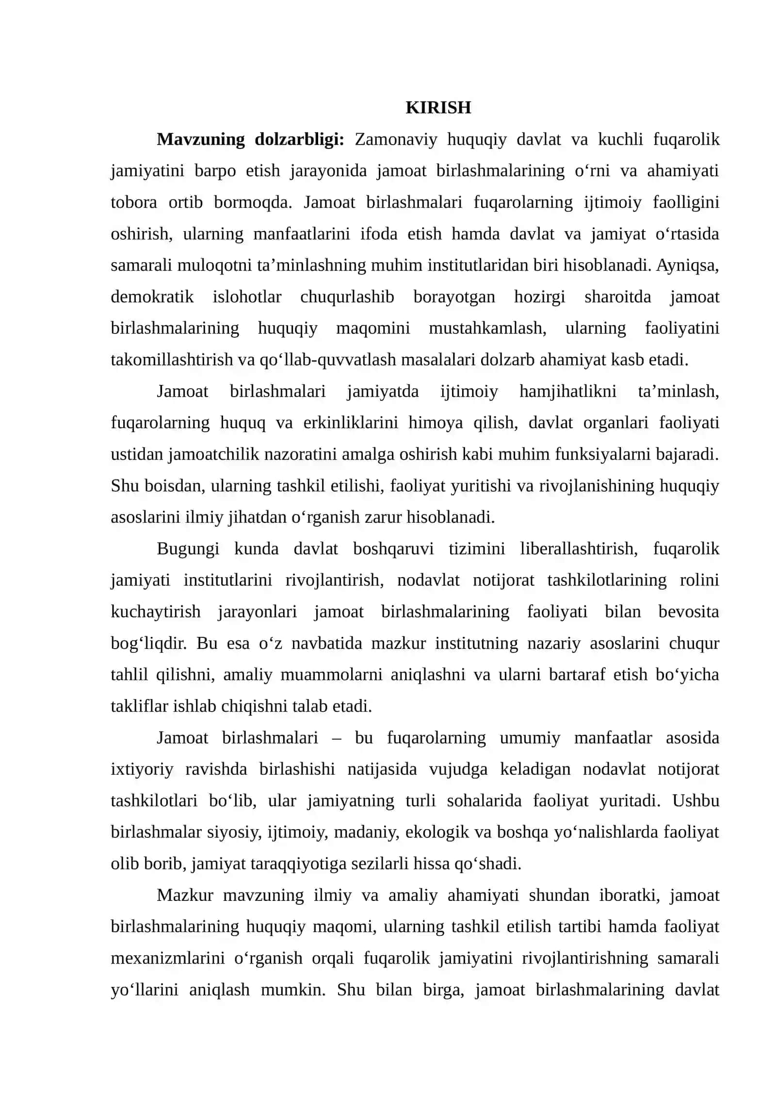 JAMOAT BIRLASHMALARI TUSHINCHASI VA TASHKIL ETISHNING HUQUQIY ASOSLARI 2