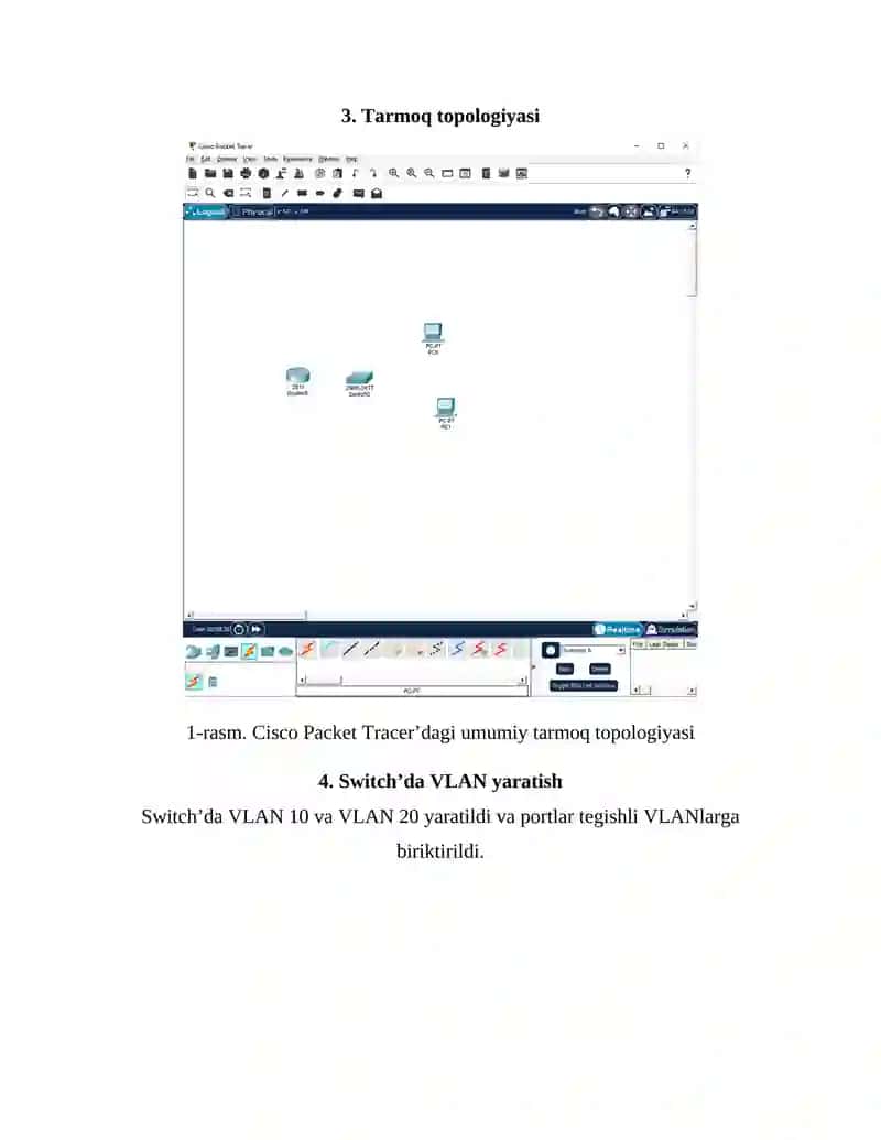 Cisco Packet Tracer VLAN Configuration 2