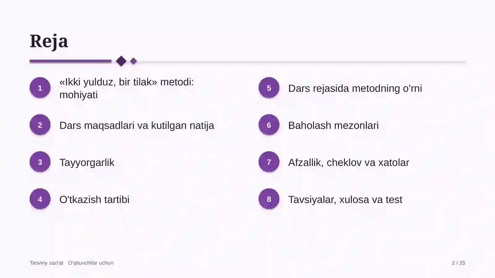 tasviriy san'at darslarida ikki yulduz bir tilak metodidan foydalanish 2855 2