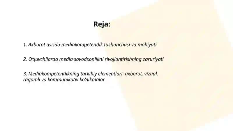 Axborot Asrida O‘quvchilarda Mediakompetentlikni Shakllantirishning Dolzarbligi 2