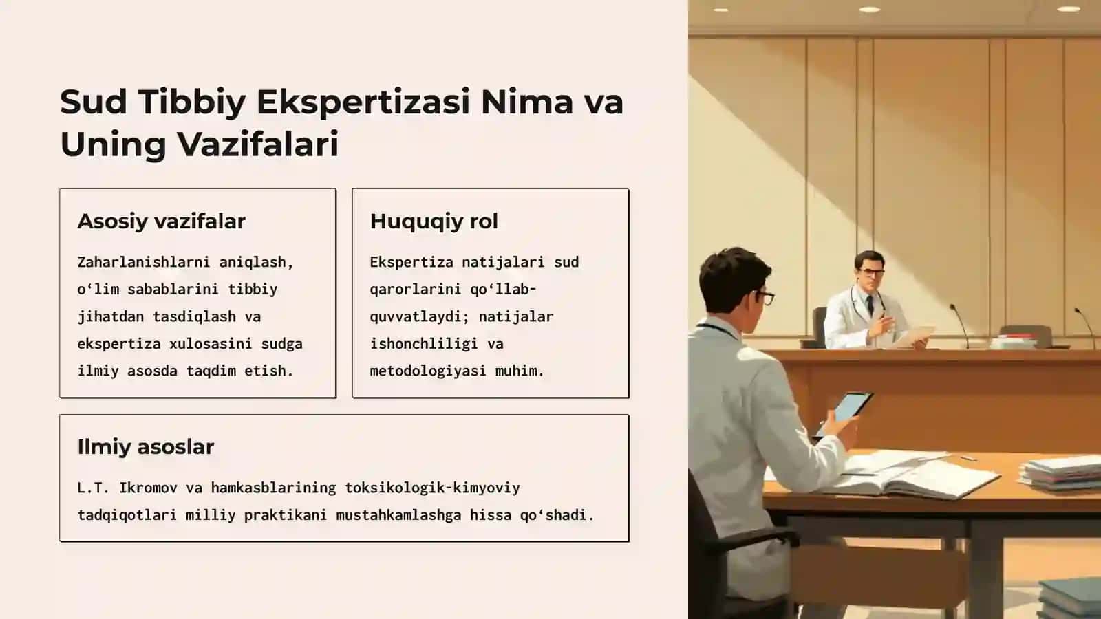 Zaharlanish va Sud Tibbiy Ekspertizasi 2
