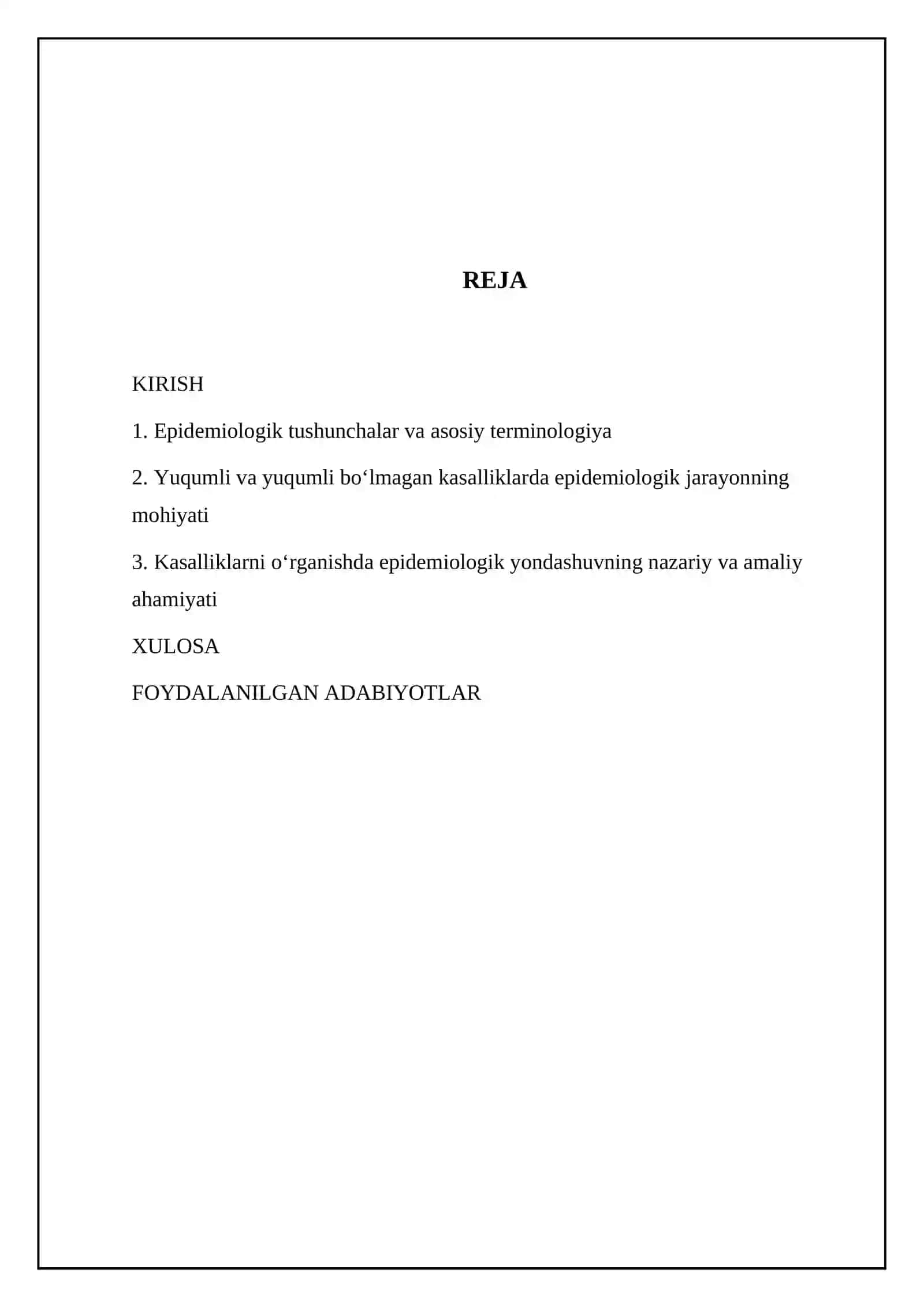 Epidemiologik tushunchalar va asosiy terminologiya 2