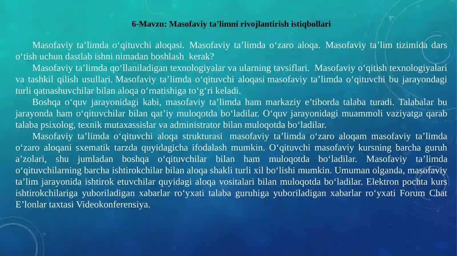 BOSHLANG‘ICH SINFLARDA AXBOROTTEXNOLOGIYASI fanidanma‘ruzamashg’ulotlari 2