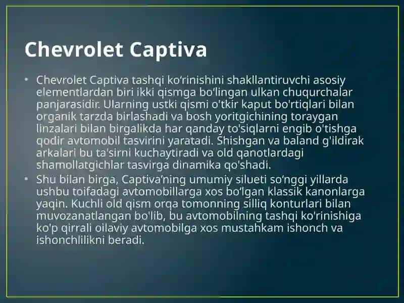 Chevrolet Captiva 2