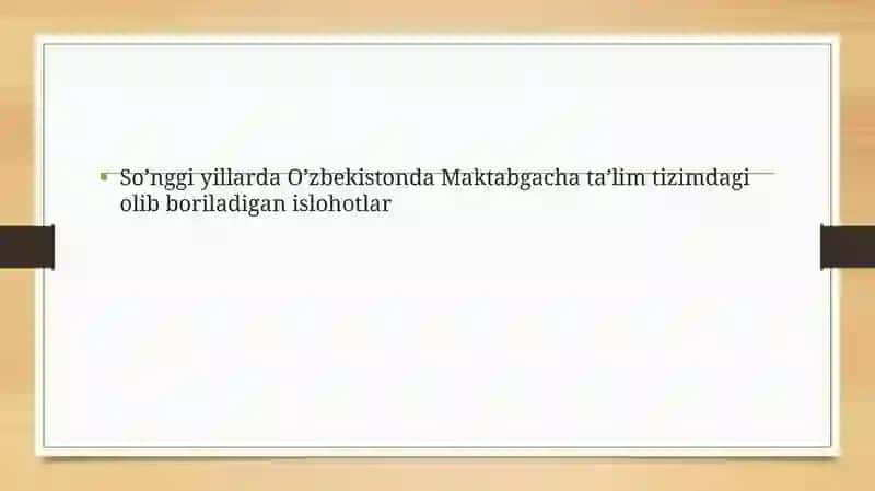 Maktabgacha ta’lim menejmenti 2