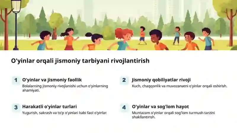 Kichkintoylar jismoniy tarbiyasi shakllari 2