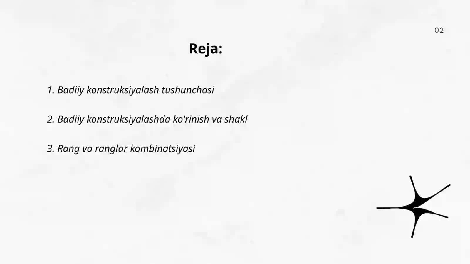 Badiiy konstruksiyalash elementlari 2