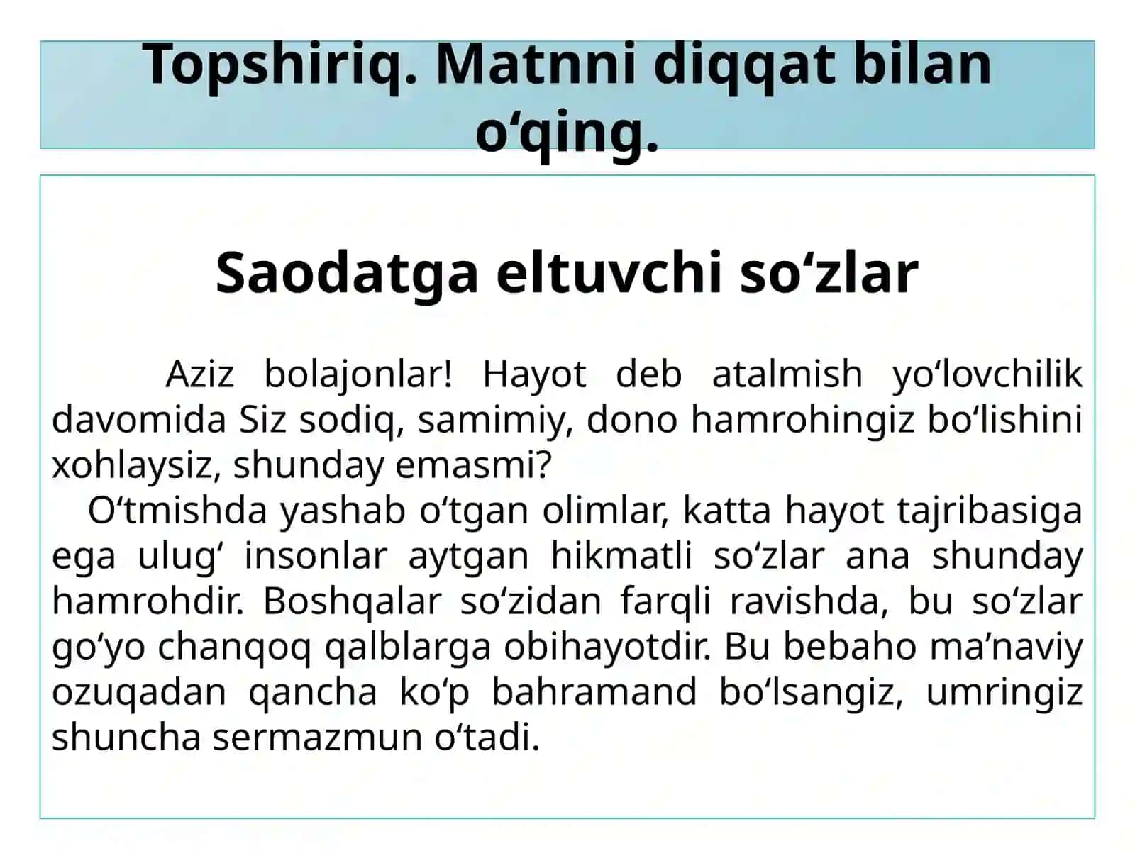 Hikmatliso'zlar 2