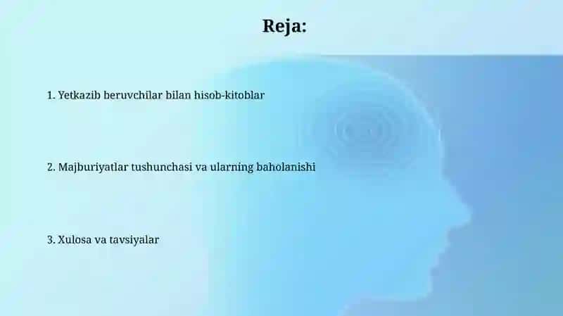 Majburiyatlar tushunchasi va ularni baholash 2