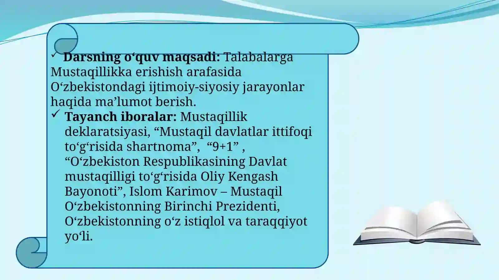 O‘zbekiston Respublikasining tashkil topishi va uning tarixiyahamiyati 2