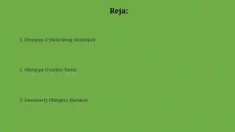 Olimpiya O‘yinlari 2