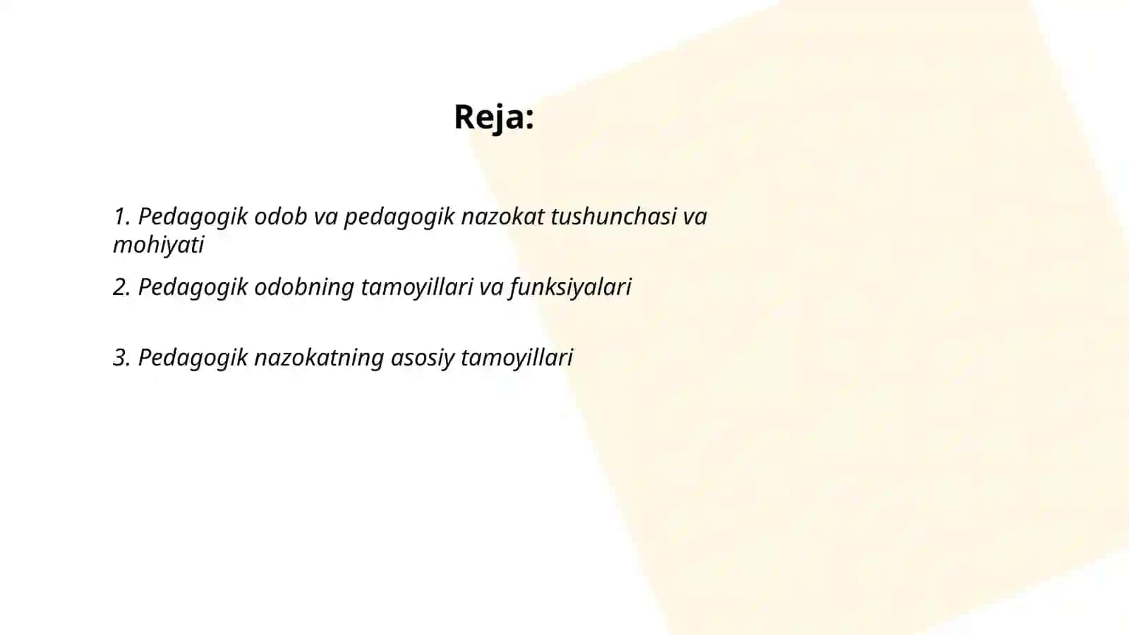 Pedagogik odob va pedagogik nazokat haqida tushuncha 2