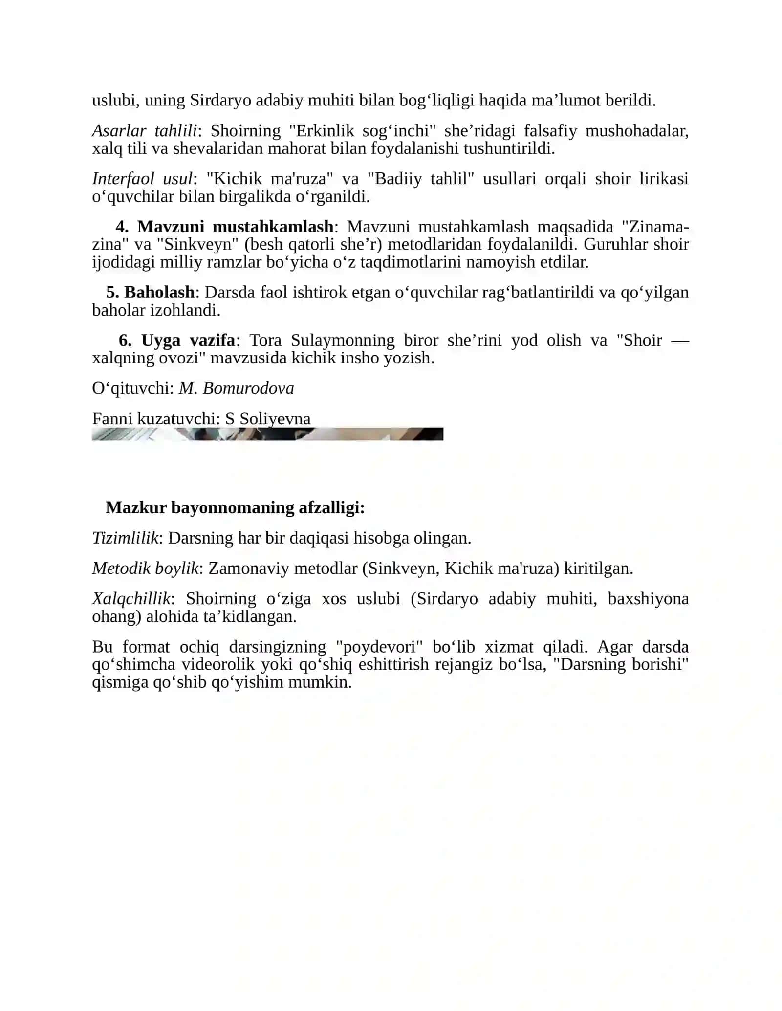 Tora Sulaymon hayoti va ijodi. "Gulyax", "Erkinlik sog‘inchi" asarlari tahlili 2