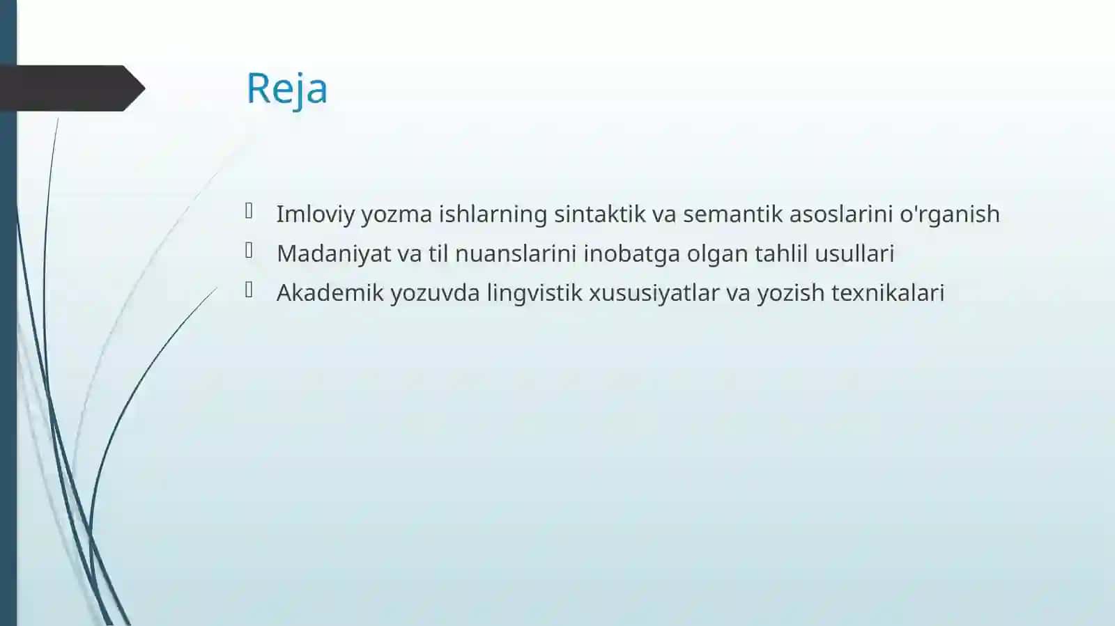 Imloviy yozma ishlari 2