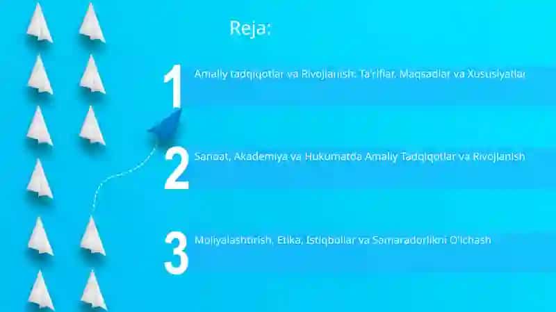 Amaliy tadqiqot va ishlab chiqarish 2