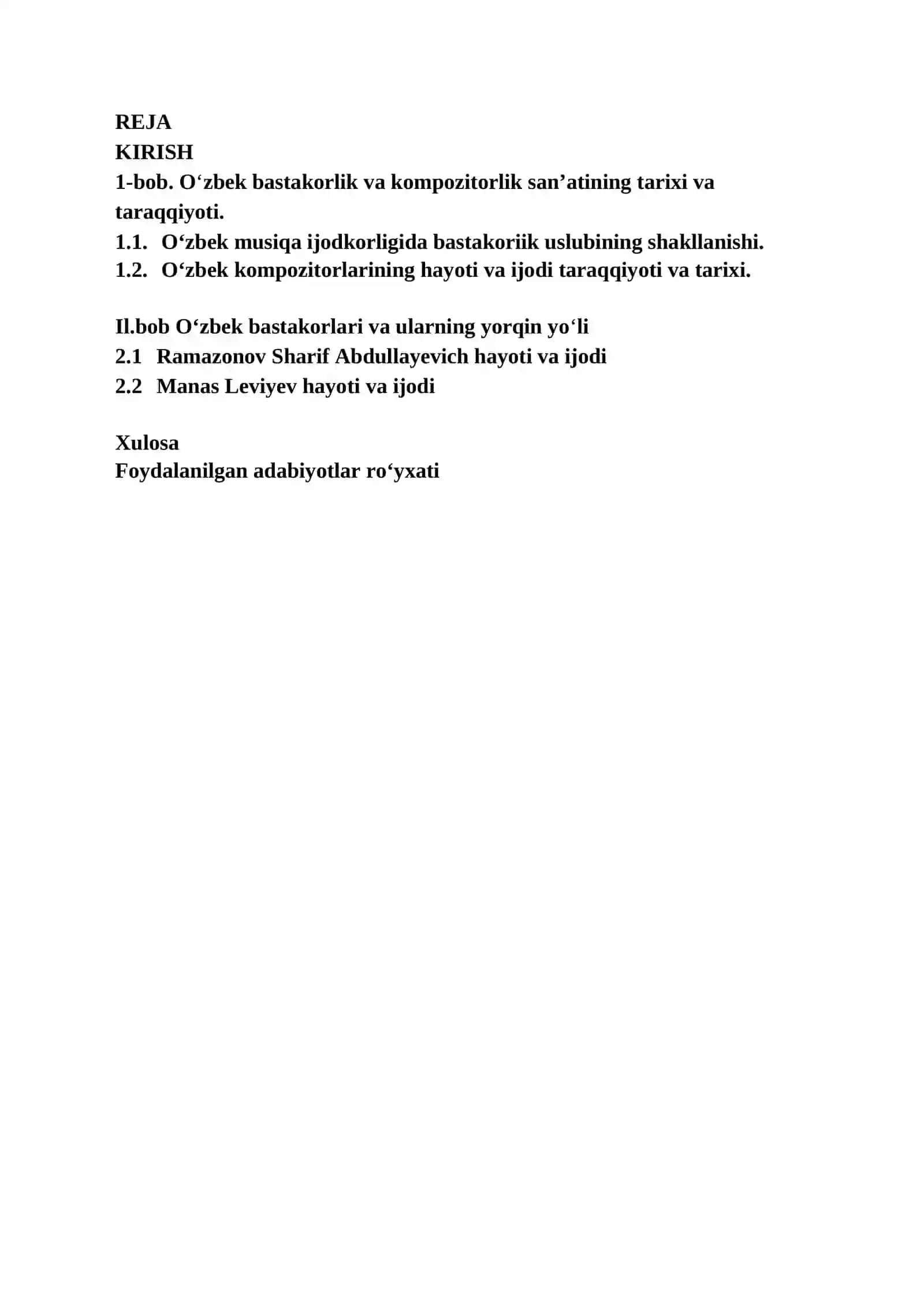 O'zbek bastakorlari 2