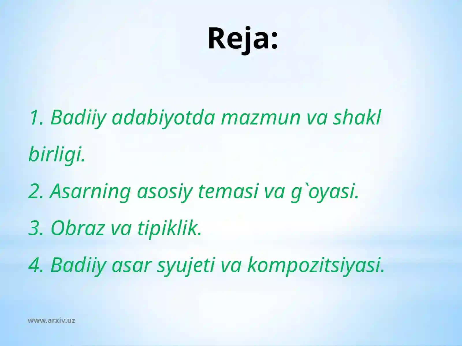 Badiiyasartuzulishi.Obrazvatipiklik 2