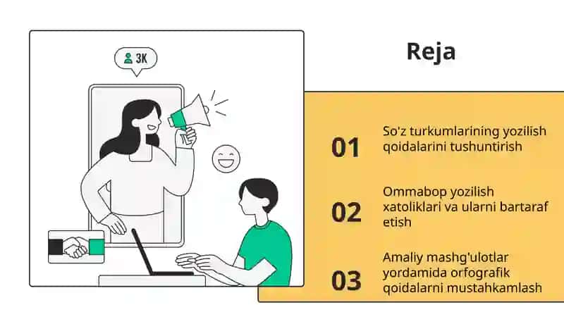 So'z turkumlarini o'rganishda hosil qilinadigan orfografik bilimlar 2