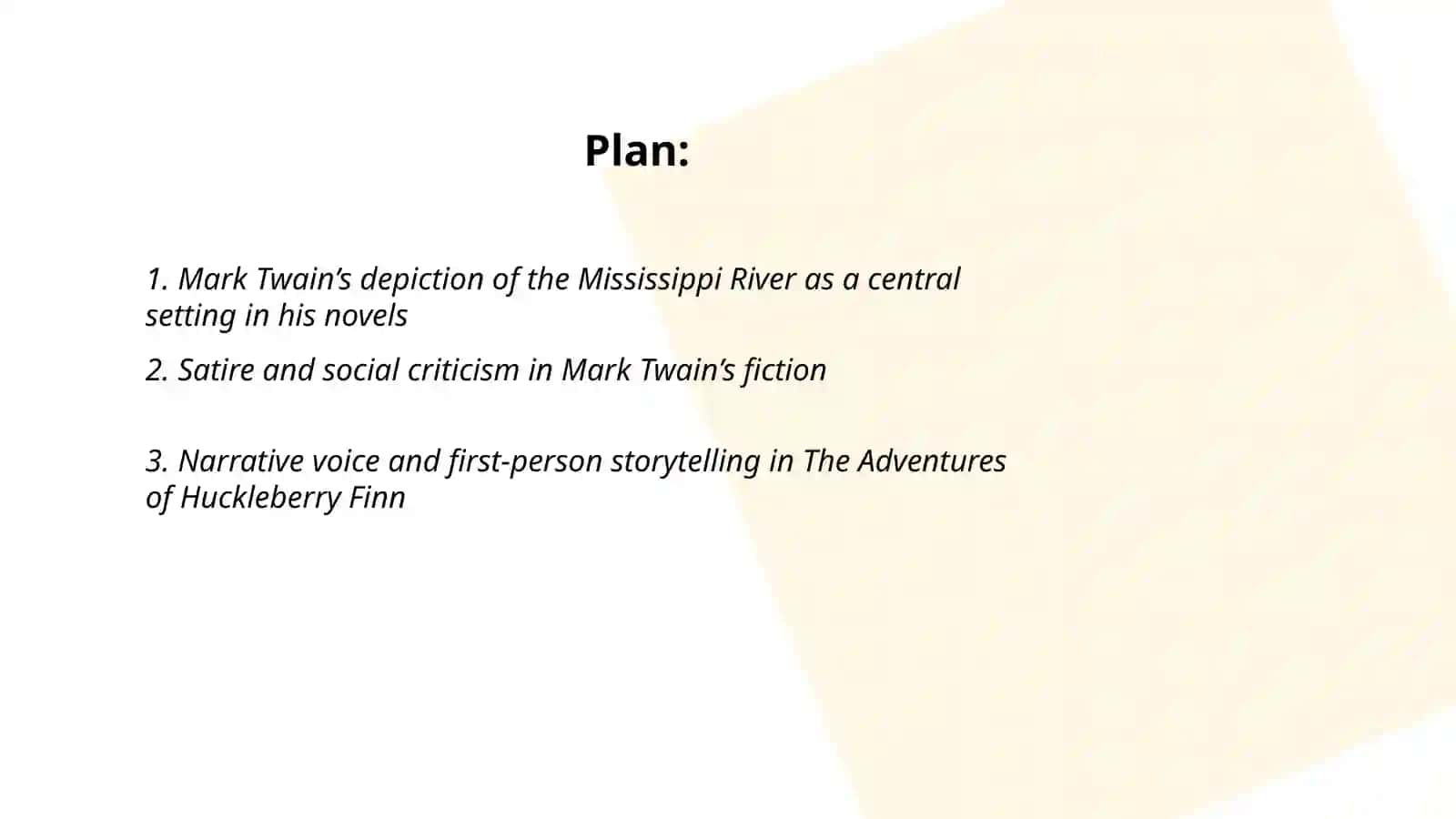 Mark Twain and his novels 2