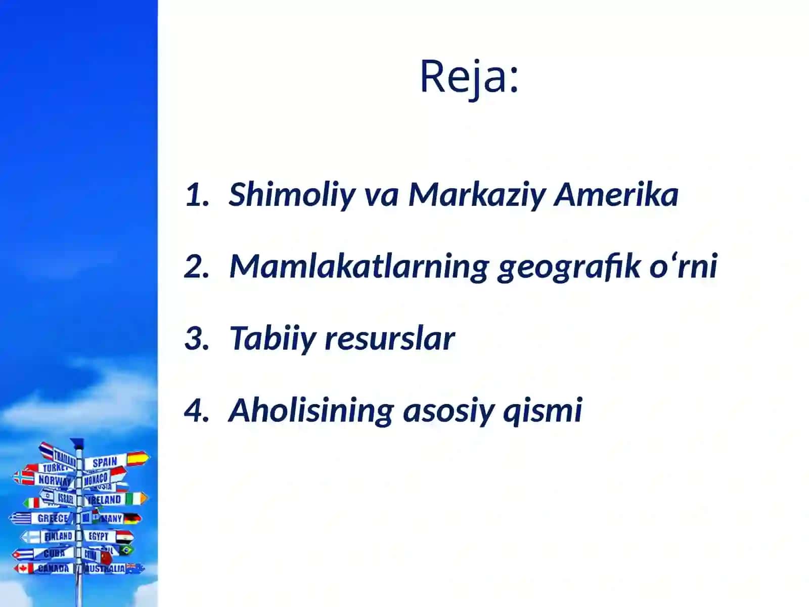 Shimoliy va Markaziy Amerika 2
