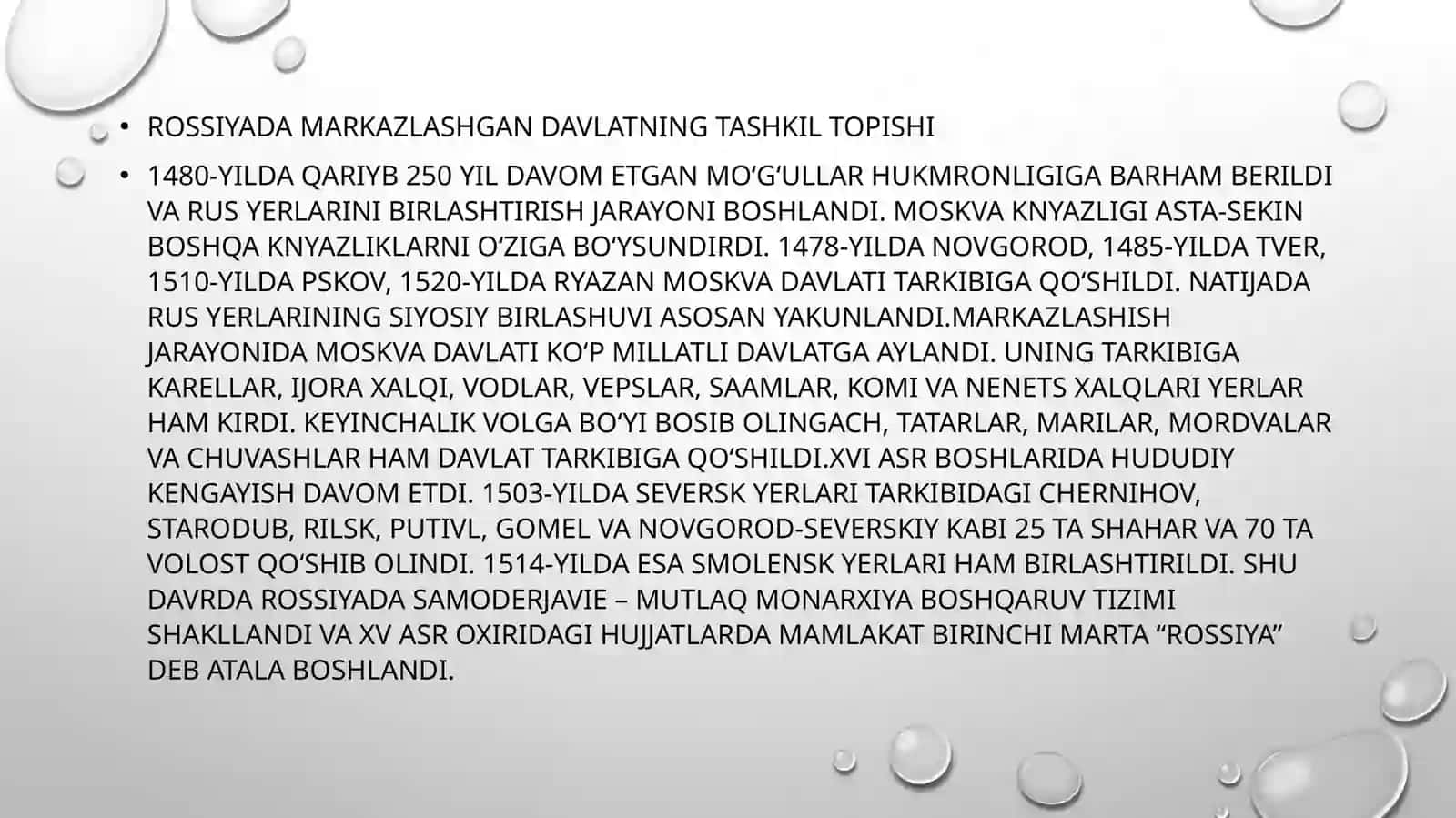 RassiyaXVI-XVIII ASRLARDA 2
