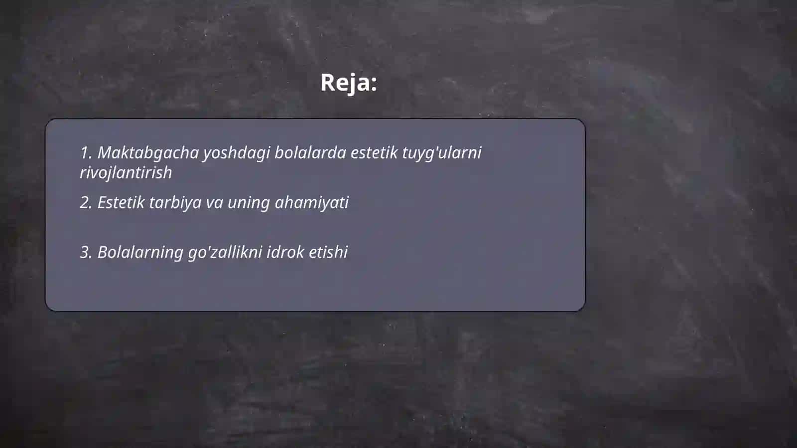 Maktabgacha yoshdagi bolalarga estetik tarbiya berish mazmuni 2