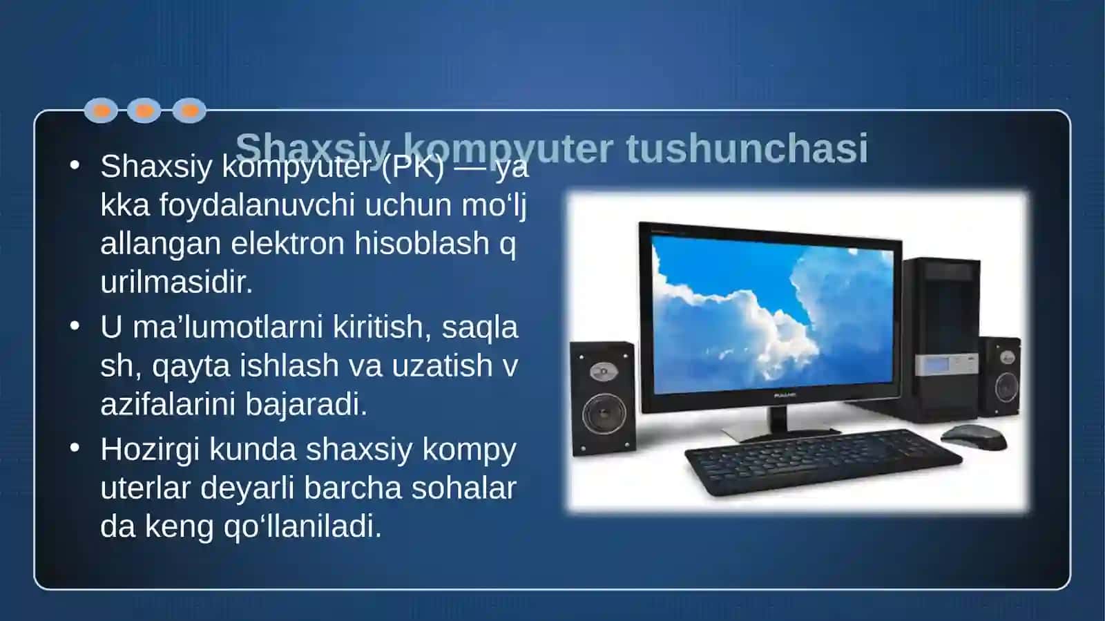 Shaxsiy kompyuter 2